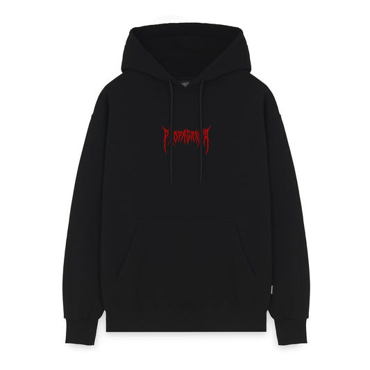 Ribs Spider Hoodie Black