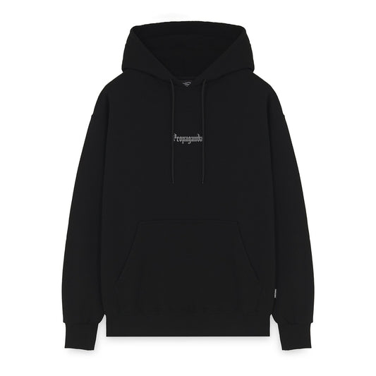 Propaganda Ribs Butterfly Hoodie Black vista retro - Raf Sneakers Trieste