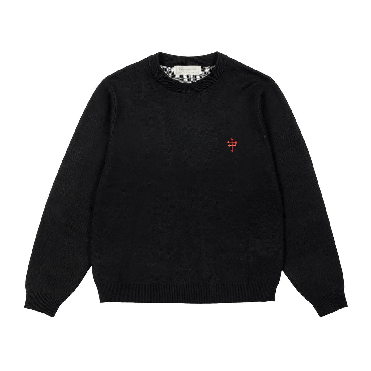 Propaganda Cherry Sweater Black