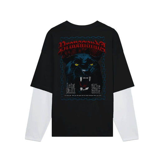 Propaganda Let's Kill Longsleeve Tee Black FW26 - Raf Sneakers Trieste