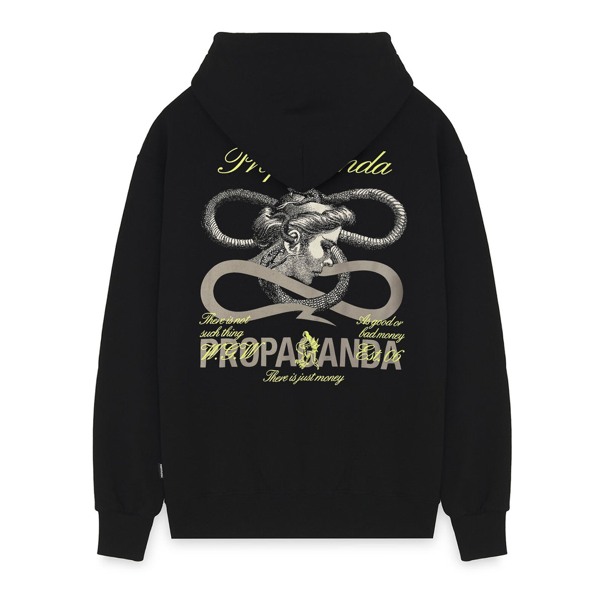 Whisper Zip Hoodie Black Streetwear - Felpa | Raf Sneakers Trieste
