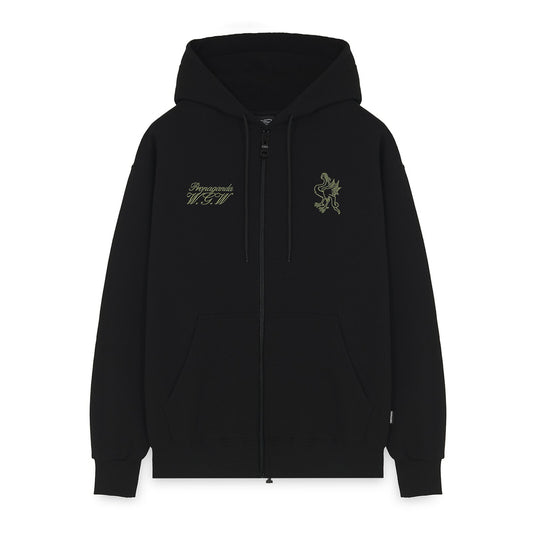Whisper Zip Hoodie Black