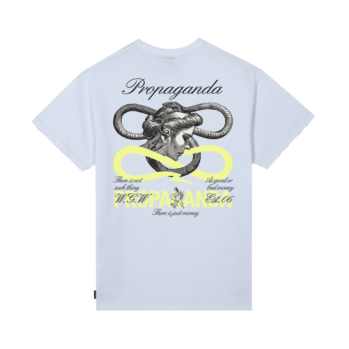 Whisper Tee Sky Blue Streetwear - T-Shirt | Raf Sneakers Trieste