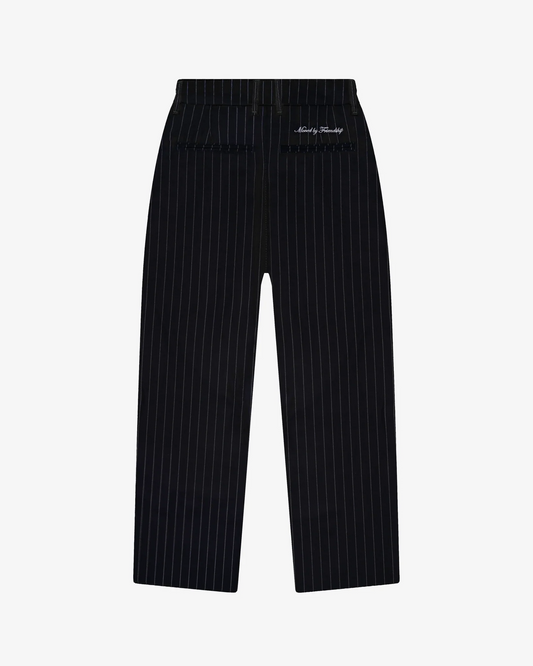 Ementa Papoite Suit Pants Navy Stripe dettaglio - Raf Sneakers Trieste