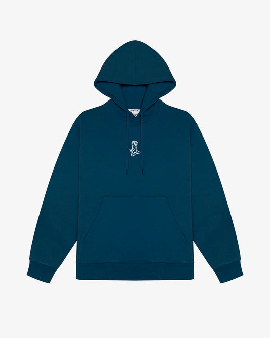 Ementa Ikon Stamp Embossed Hoodie Off White timbro rilievo - Raf Sneakers Trieste