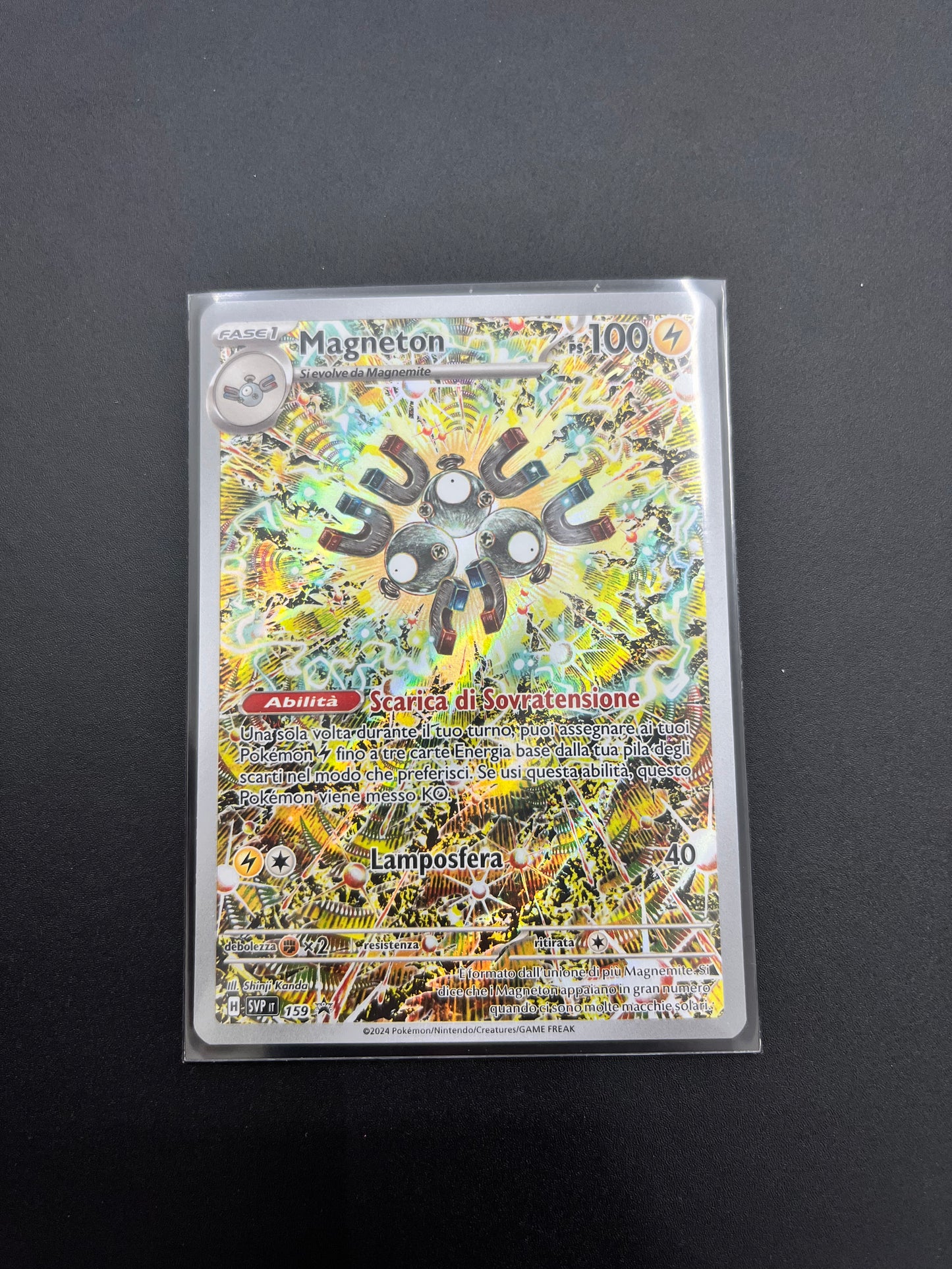 Pokemon Magneton SVP 159 IT Mint