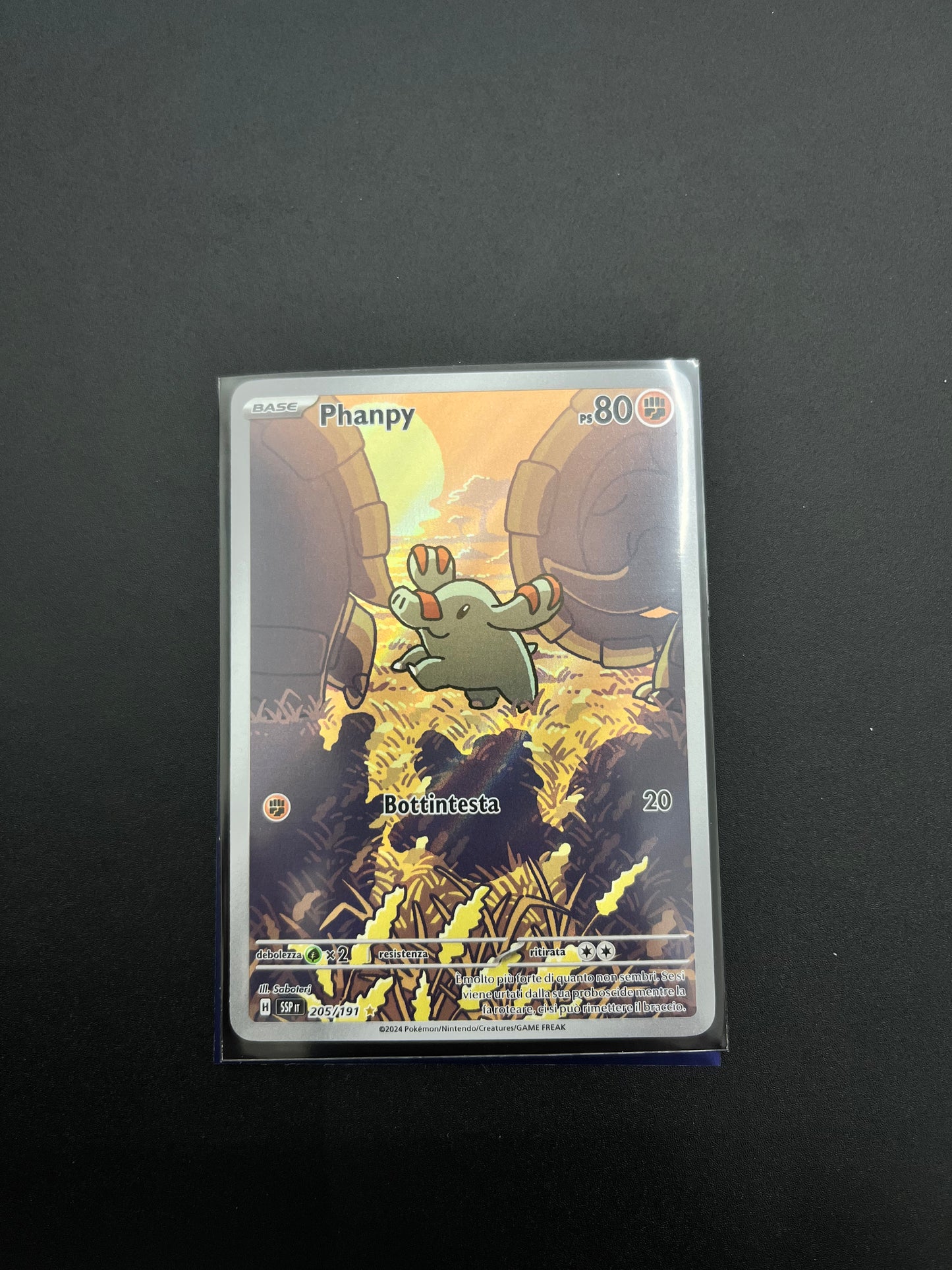 Pokemon Phanpy 205/191 SSP IT Mint
