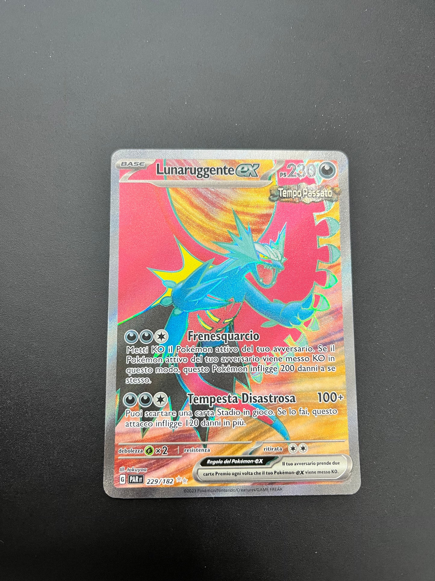 Pokemon Lunaruggente Ex 229/182 IT Mint