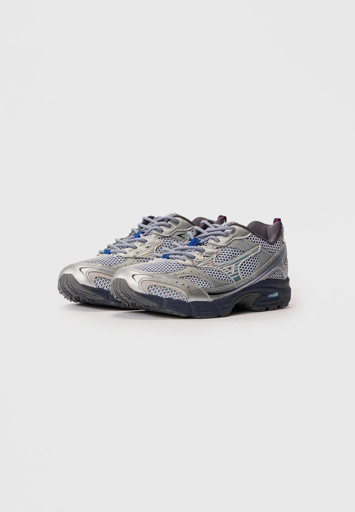 Mizuno MXR Sport Silver Nimbus Cloud Vista Laterale - Raf Sneakers Trieste