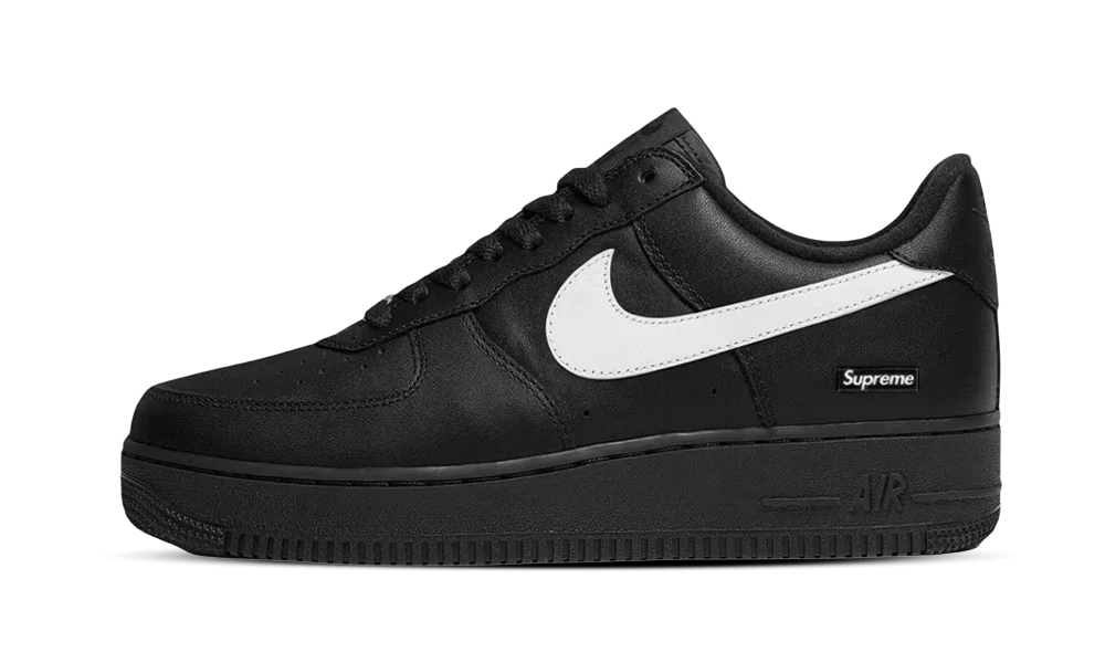 Nike Air Force 1 Low Supreme Black White FW25 | Raf Sneakers