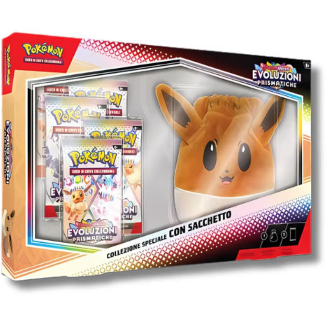 Pre ordine Pokemon Evoluzioni Prismatiche Collezione Speciale Con Accessorio