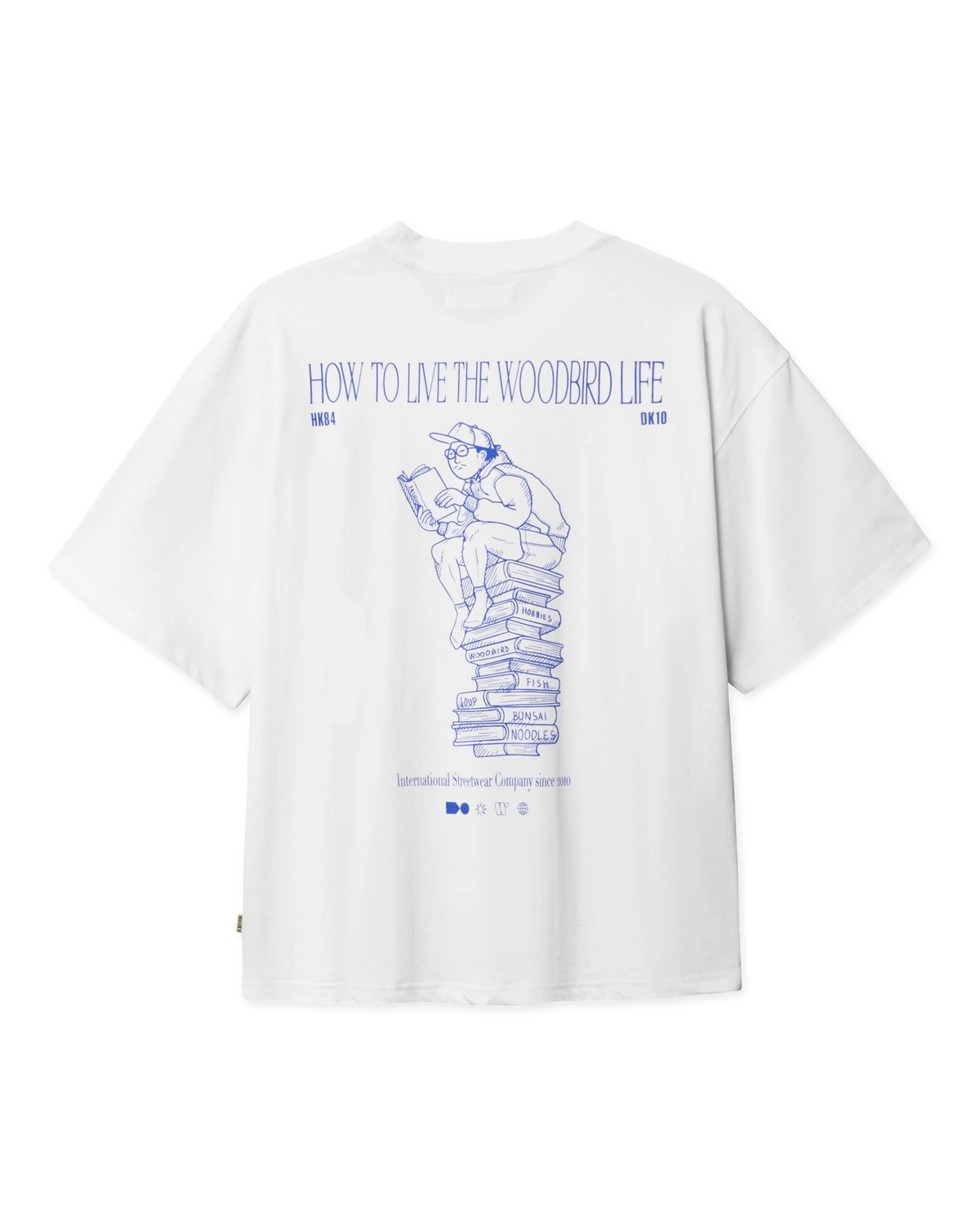 WoodBird WBBeam Book Tee White - T-Shirt Streetwear | Raf Sneakers Trieste