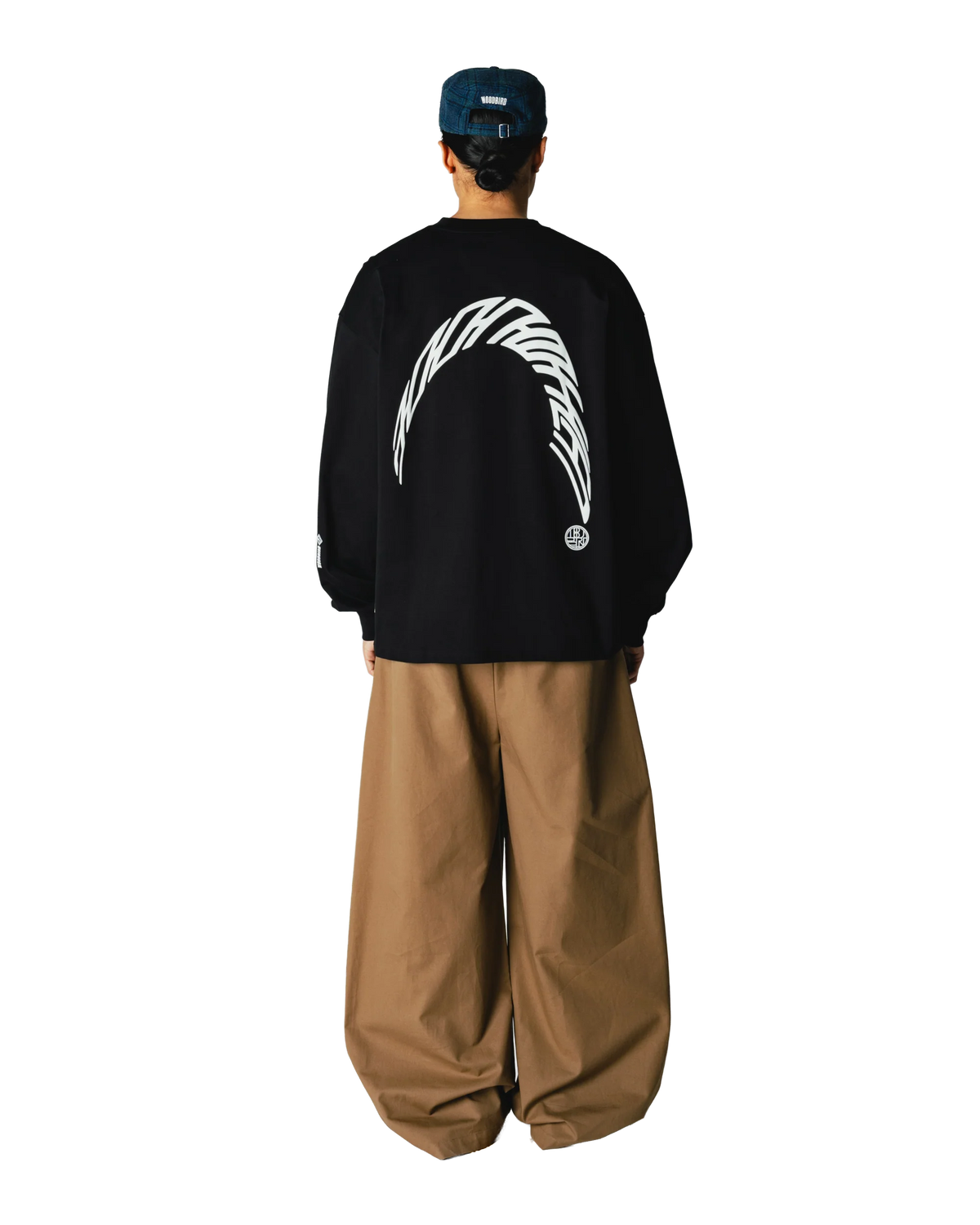 WBBeam LS Warp Tee Black vista retro - Raf Sneakers Trieste