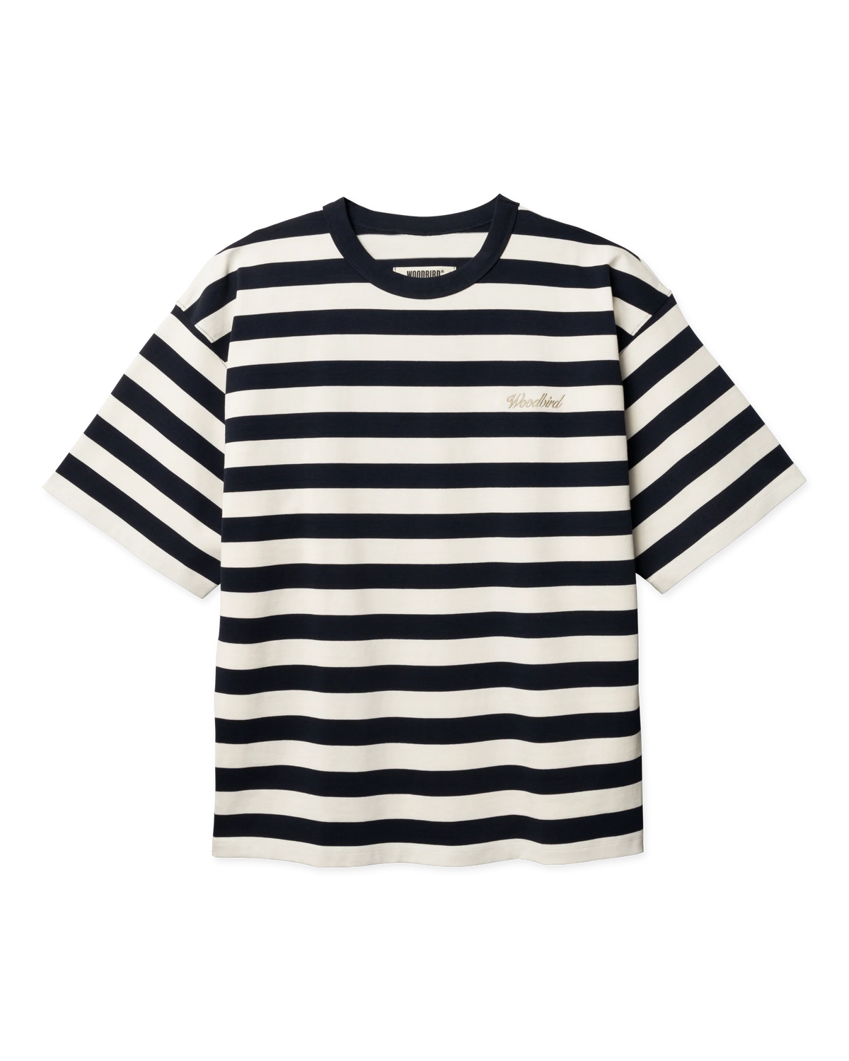 WoodBird WBBeam Stripe Tee Dark Navy - T-Shirt Streetwear | Raf Sneakers Trieste