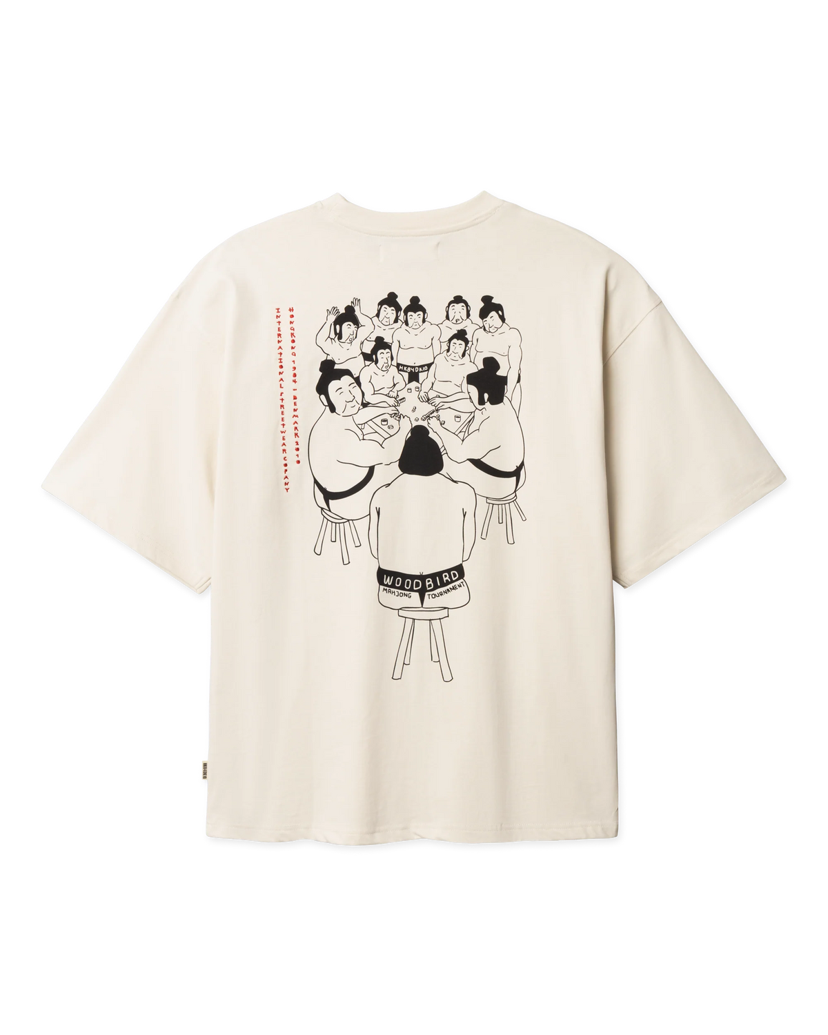 WoodBird WBBeam Suma Tee Off White - T-Shirt Streetwear | Raf Sneakers Trieste