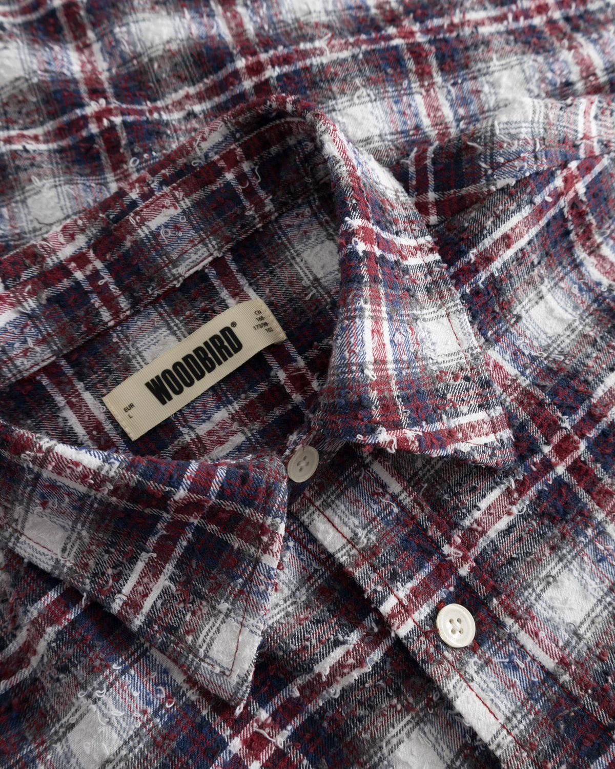 WoodBird WBJong Em Check Shirt Red Dettaglio 2 - Raf Sneakers Trieste
