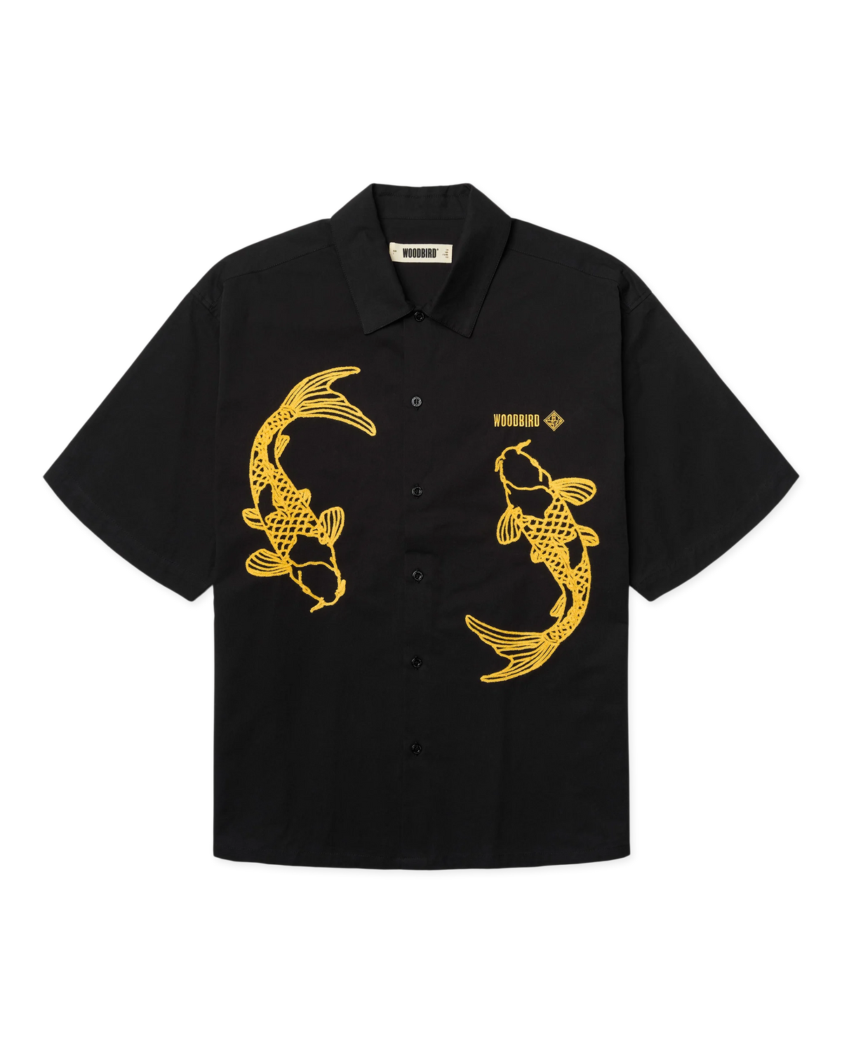 WoodBird WBWang Carp Shirt Black - Camicia Streetwear | Raf Sneakers Trieste