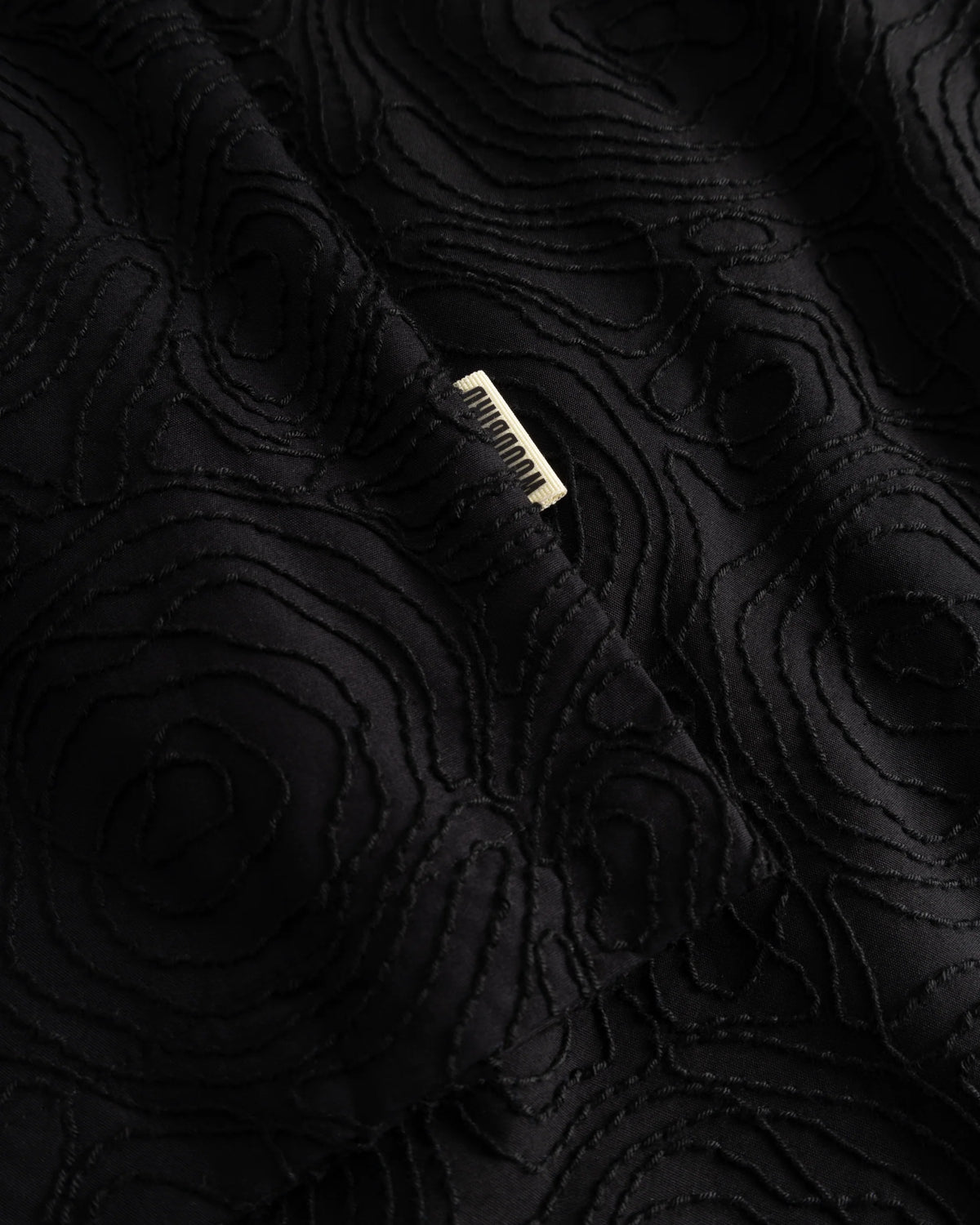 WoodBird WBWang Embroidery Shirt Black Vista Retro - Raf Sneakers Trieste