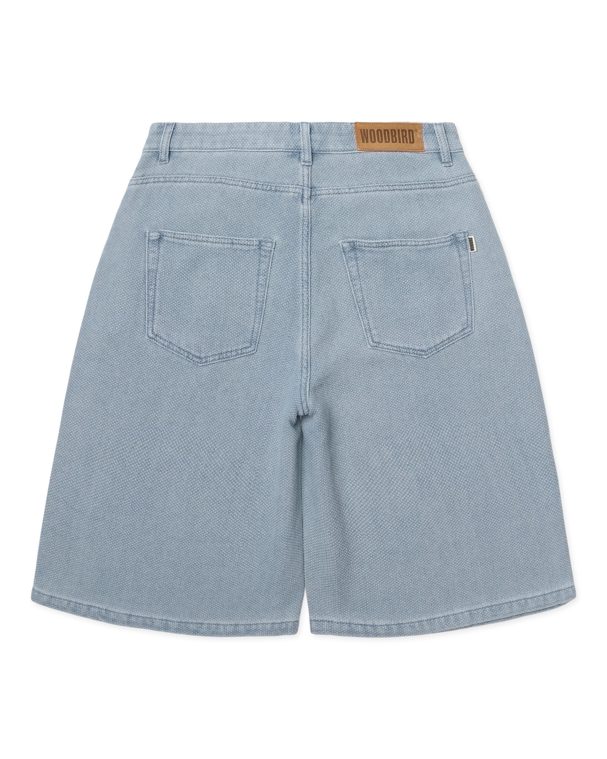 WoodBird WBYuto Punch Shorts Light Blue Vista Frontale - Raf Sneakers Trieste