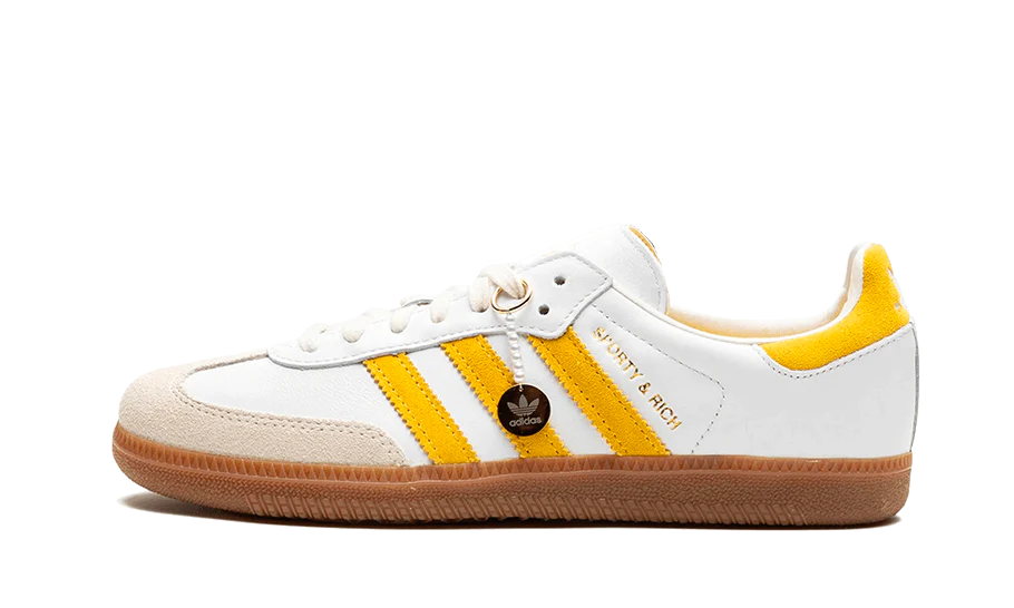 Adidas Samba Sporty Rich White Bold Gold - Collab Sporty and Rich | Raf Sneakers Trieste