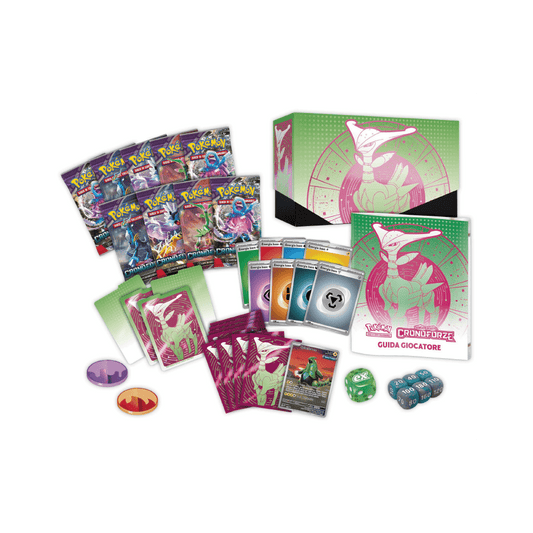 Pokemon Set Allenatore Fuoriclasse Scarlatto e Violetto Cronoforze Fogliaferrea IT