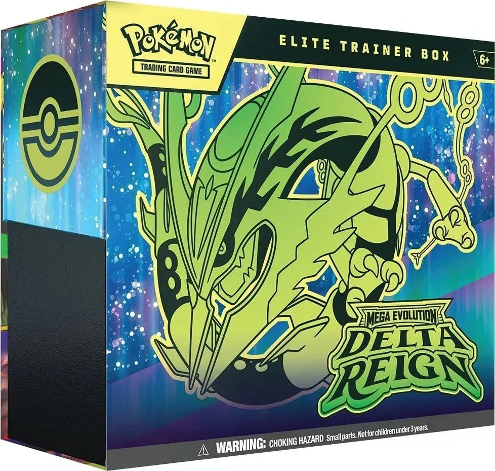 Pokémon TCG Mega Evolution Delta Reign Elite Trainer Box - Mega Rayquaza ex, preorder Raf Sneakers Trieste