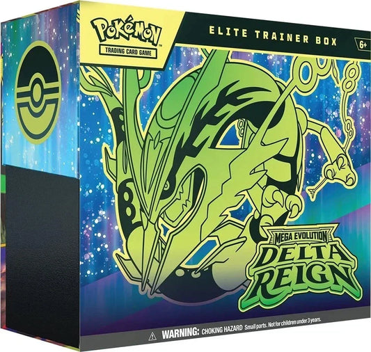 Pokémon TCG Mega Evolution Delta Reign Elite Trainer Box - Mega Rayquaza ex, preorder Raf Sneakers Trieste