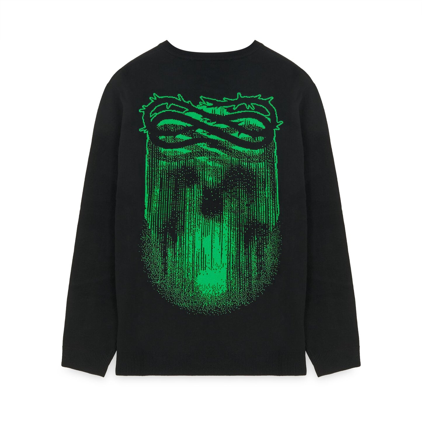 Ribs Crown Jacquard Sweater