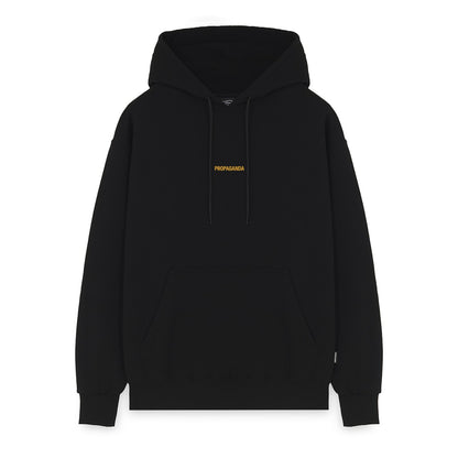 Propaganda Ribs Archangel Hoodie Black vista retro - Raf Sneakers Trieste