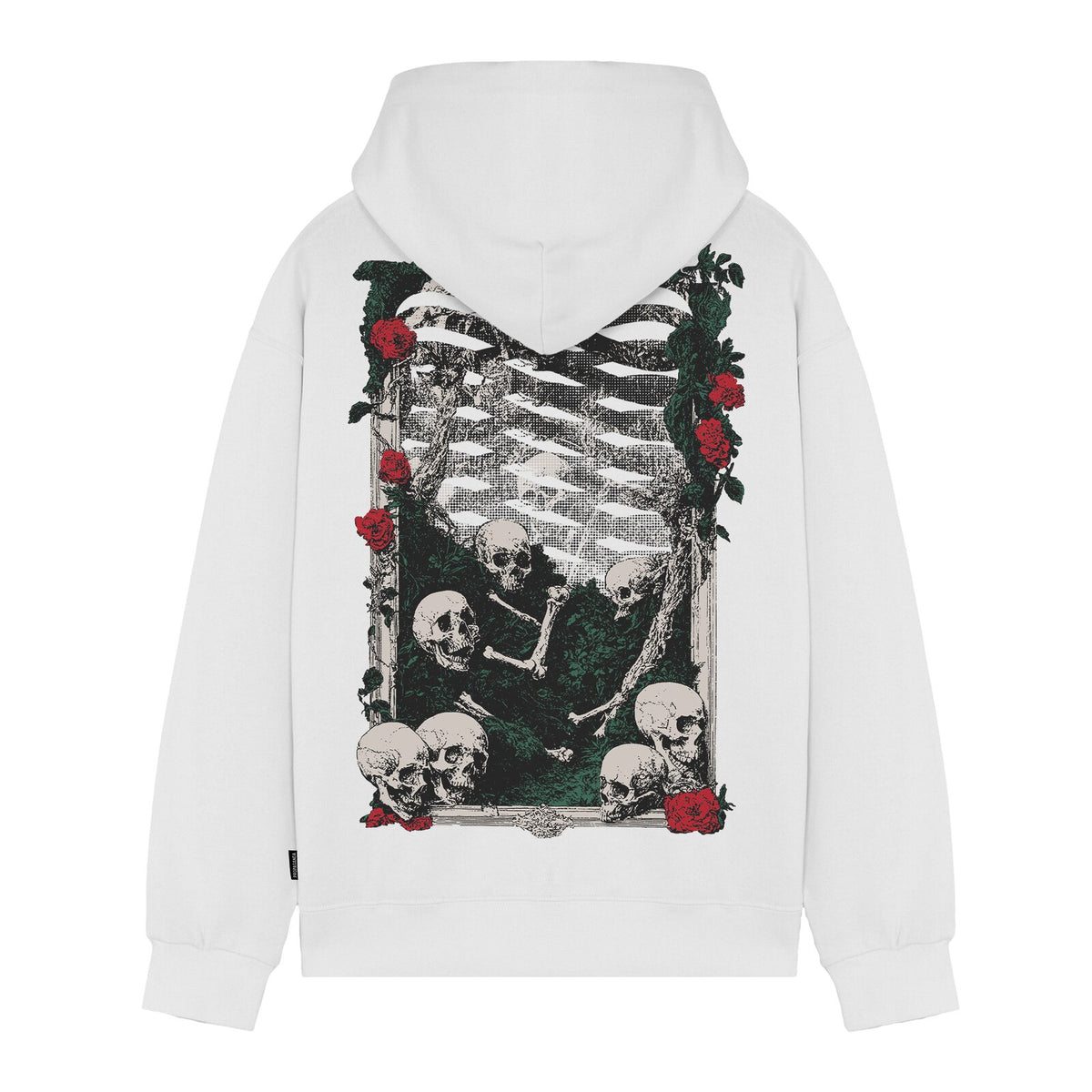 Propaganda Ribs Blossom Hoodie White FW26 - Raf Sneakers Trieste