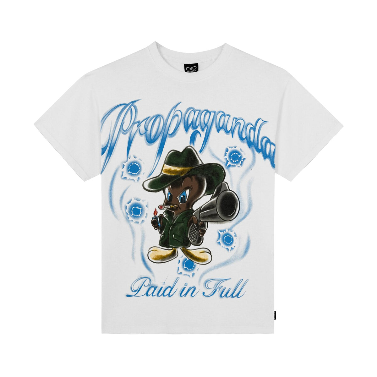 Propaganda Tweet Tee White
