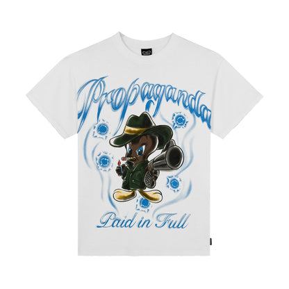 Propaganda Tweet Tee White