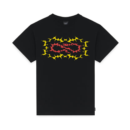 Logo Strike Tee Black Streetwear - T-Shirt | Raf Sneakers Trieste