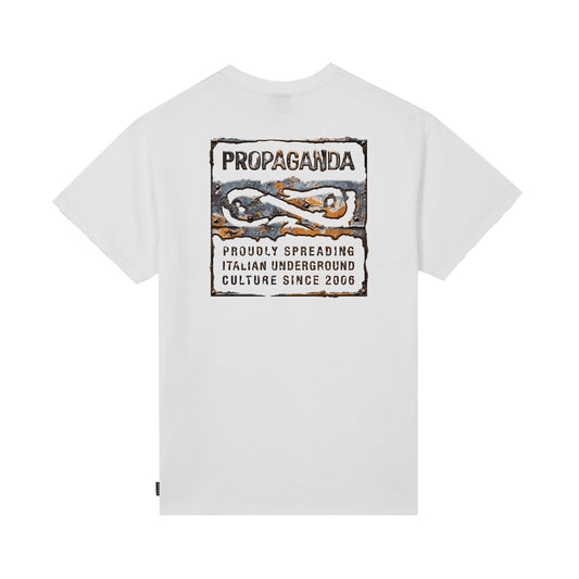 Label Rust Tee White