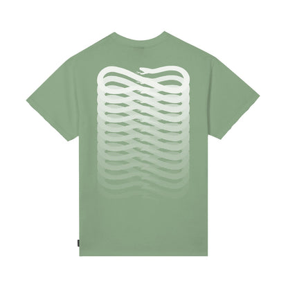 Ribs Tee Iceberg Light Blue Streetwear - T-Shirt | Raf Sneakers Trieste