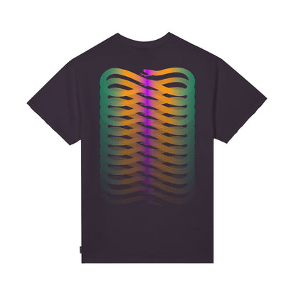 Ribs Gradient Tee Grape Purple Streetwear - T-Shirt | Raf Sneakers Trieste
