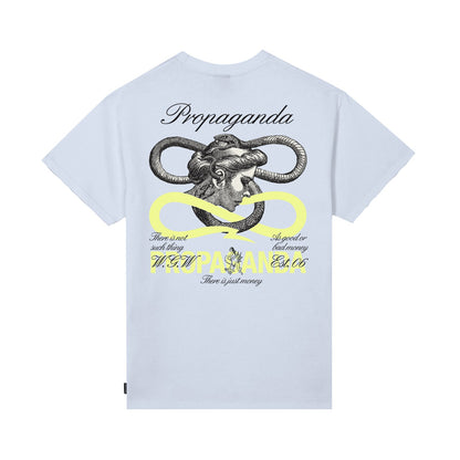 Whisper Tee Sky Blue Streetwear - T-Shirt | Raf Sneakers Trieste