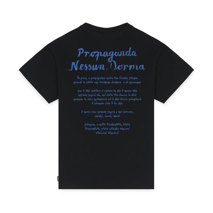 Nessun Dorma Tee Black Vista Retro - Raf Sneakers Trieste