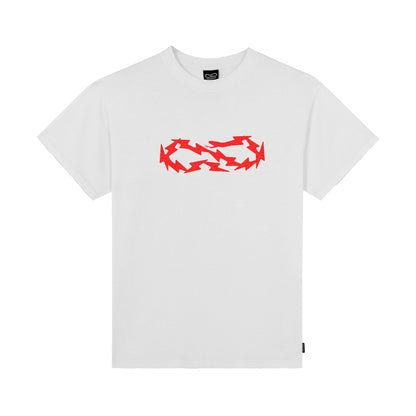 Electic Tee White Vista Retro - Raf Sneakers Trieste