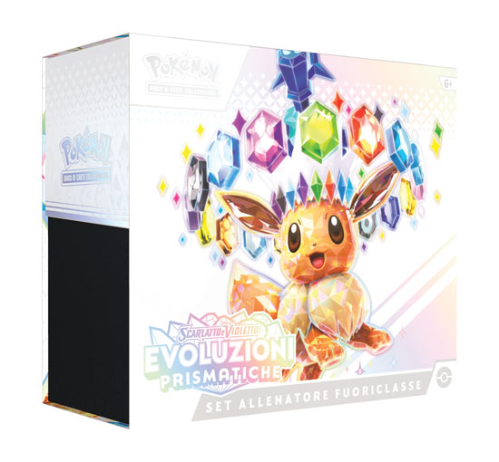 Pokemon Set Allenatore Fuoriclasse Scarlatto e Violetto Evoluzioni Prismatiche