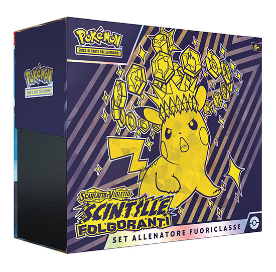 Pokemon Set Allenatore Fuoriclasse Scarlatto e Violetto Scintille Folgoranti (IT)