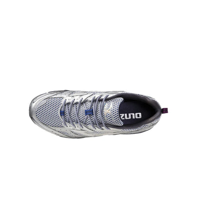 Mizuno MXR Sport Silver Nimbus Cloud Vista Frontale - Raf Sneakers Trieste