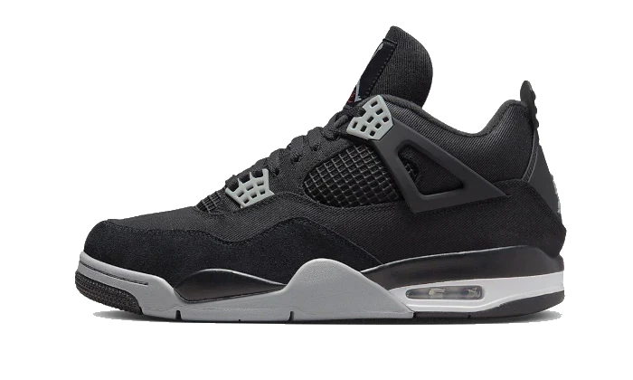 Jordan 4 Black Canvas