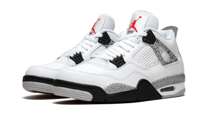 Jordan 4 White Cement Vista Laterale - Raf Sneakers Trieste