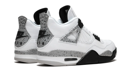 Jordan 4 White Cement Vista Frontale - Raf Sneakers Trieste