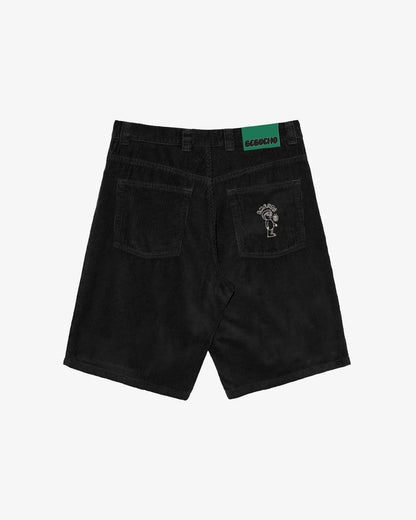 Bebucho Corduroy Shorts Black - Shorts Streetwear | Raf Sneakers Trieste