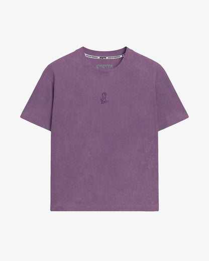 Big IKON Washed T-Shirt Acai Vista Retro - Raf Sneakers Trieste