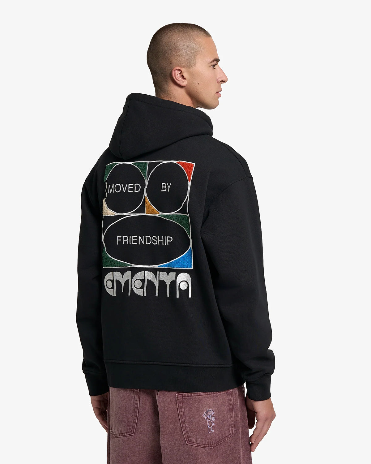 Ementa MBF Hoodie Black vista retro - Raf Sneakers Trieste