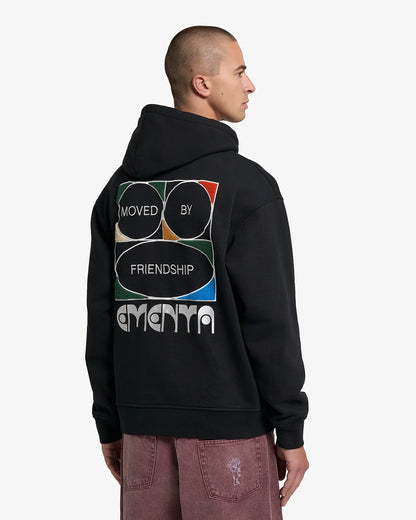 Ementa MBF Hoodie Black vista retro - Raf Sneakers Trieste