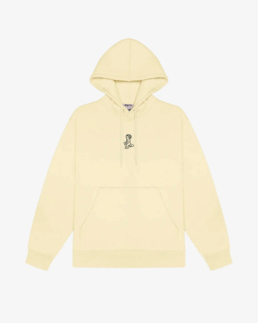 Ementa Ikon Stamp Fade Out Hoodie Denim dettaglio - Raf Sneakers Trieste